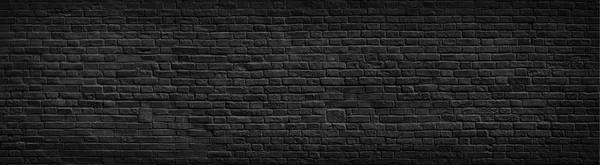 Чёрный кирпичный фон. — стоковое фото