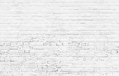 White beautiful painted brick wall background clipart