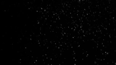 Kar taneleri siyah üzerine düşen