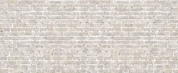 Beżowy Cegła ściana bez szwu wzór. — Zdjęcie stockowe