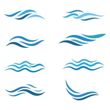  Soyut Mavi Dalga Suyu Tasarlıyor.