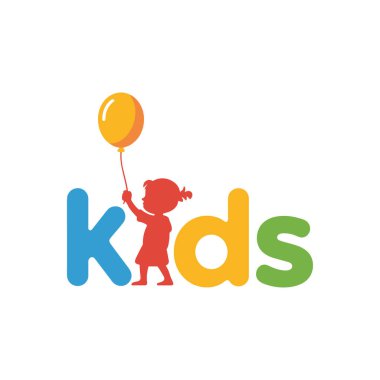 Çocuk Tutucu Balon Çocuklarla Renkli Çocuklar Sözü