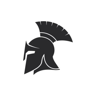 Spartalı Savaşçı Miğfer Silueti Antik Yunan