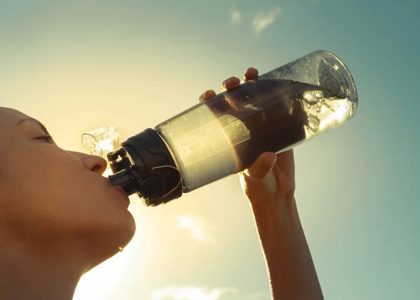 Ivóvíz Egészséges Életmód Fogalma — Stock Fotó