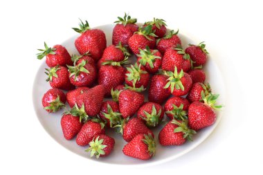 Yaz natürmort çilek ile.