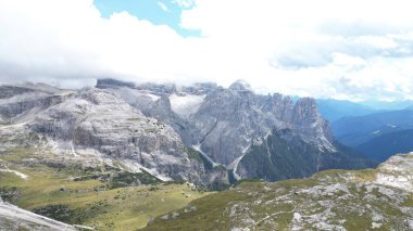 Cadini Group Dolomites Italy Drone. High quality photo