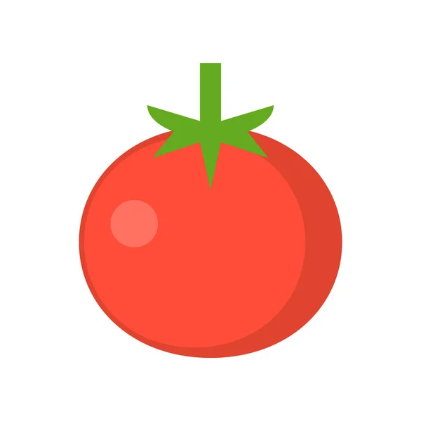 Tomaten Symbol Flaches Design Vektorillustration — Stockvektor