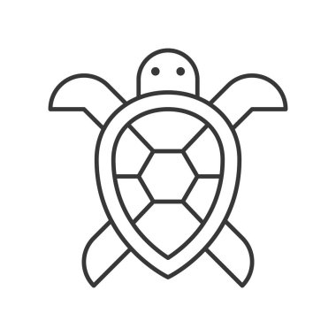 Beyaz arka plan üzerinde izole okyanus fauna vektör çizim