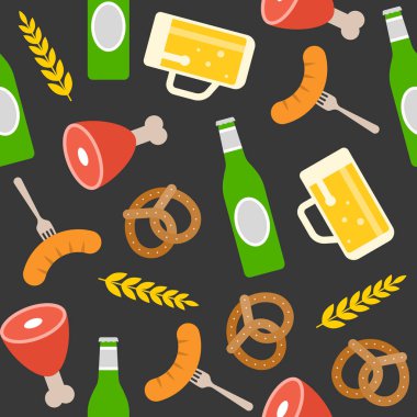 Gıda baba günü kutlama için vektör çizim