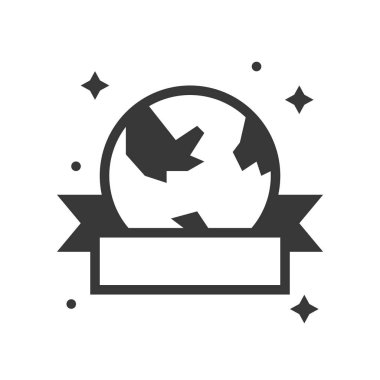 siyah ve beyaz toprak ve çevre koruma kavramı vektör çizim