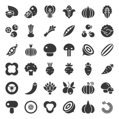 sebze desen arka plan üzerinde vektör çizim