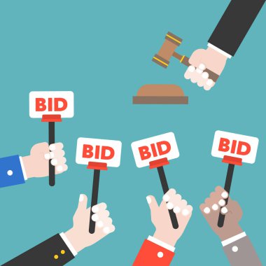 teklif işaretleri ile el çizilmiş iş adamlarının vektör illüstrasyon