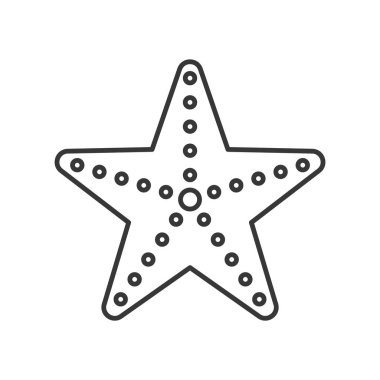 Beyaz arka plan üzerinde izole okyanus fauna vektör çizim