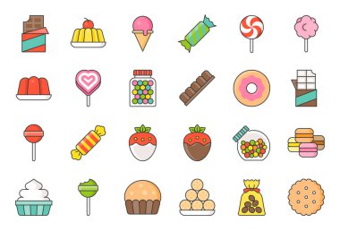 tatlı grafik desen arka plan vektör çizim 