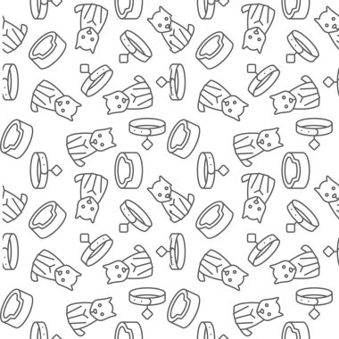 hayvan desen arka plan vektör çizim 