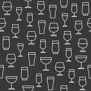 vektör çizim renkli kaplar, Gıda Ekipmanları kavramı