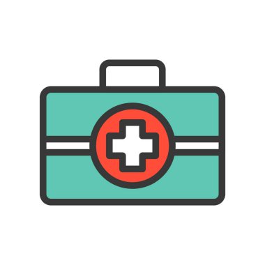 vektör çizim tıbbi desen arka plan 