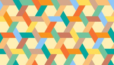 geometrik seamless modeli İslam stili