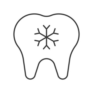 Kar tanesi işaretiyle büyük beyaz diş