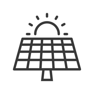 güneş pili ve beyaz, çevre koruma kavramı izole güneş