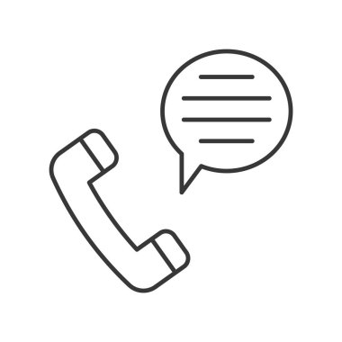 Telefon yakışıklı beyaz arka plan üzerinde metin kutusuyla