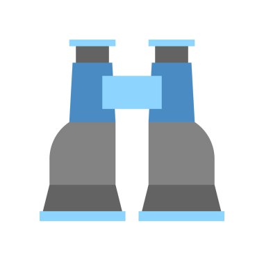 dürbün, vektör çizim, deniz kavram basit simgesi