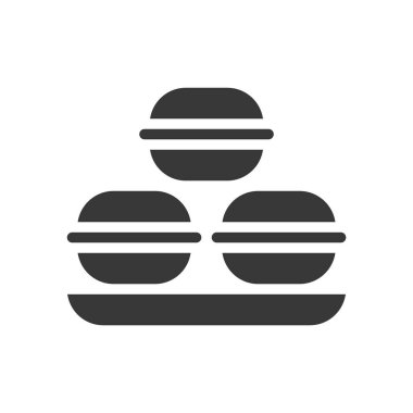 Beyaz arka plan üzerinde izole lezzetli tatlı vektör çizim