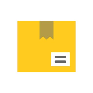 Parsel kutusunu, düz tasarım pixel mükemmel simgesi kapatmak