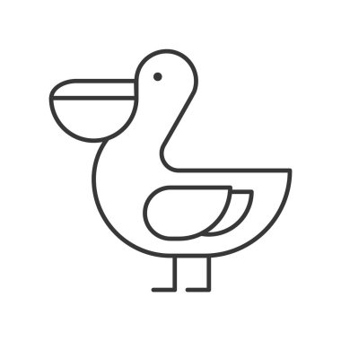 Beyaz arka plan üzerinde izole okyanus fauna vektör çizim