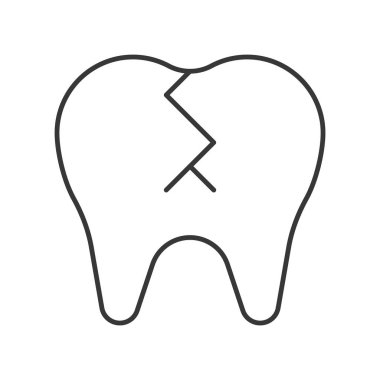 Çatlamak üstünde o ile büyük beyaz diş 
