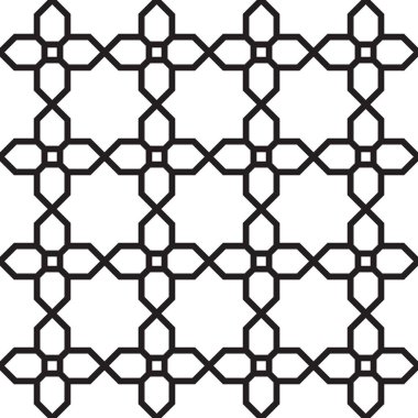 Müslüman geometrik seamless modeli