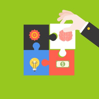 mali iş kavramı vektör çizim