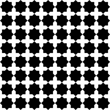 Siyah arka plan üzerinde beyaz büyük haçlar