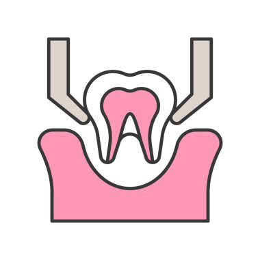 Diş Bakımı desen arka plan vektör çizim 