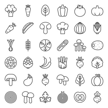 sebze desen arka plan üzerinde vektör çizim