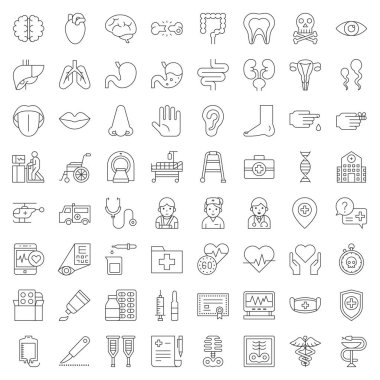 vektör çizim tıbbi desen arka plan 