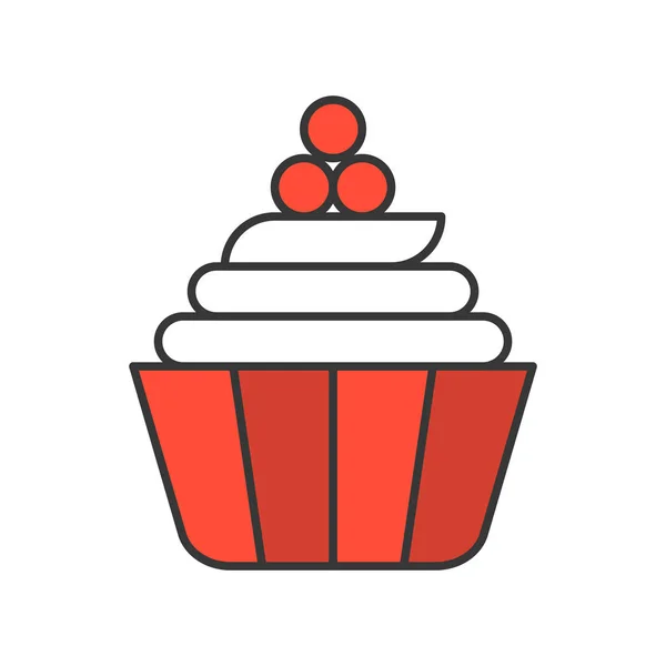 Tasse Kuchen Süßigkeiten Und Gebäck Set Gefülltes Umrisssymbol — Stockvektor