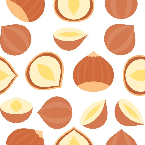 Vector Illustration Food Pattern Background — Stock Vector