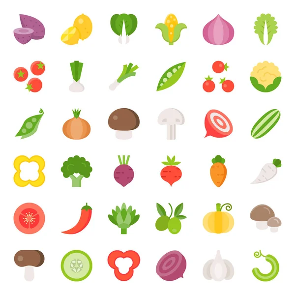 Vector Illustration Vegetables Pattern Background — Stock Vector