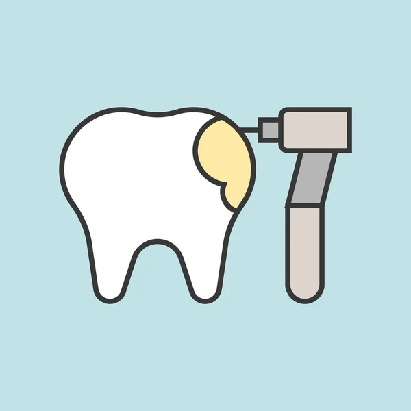 Ilustración Vectorial Del Fondo Del Patrón Cuidado Dental — Vector de stock