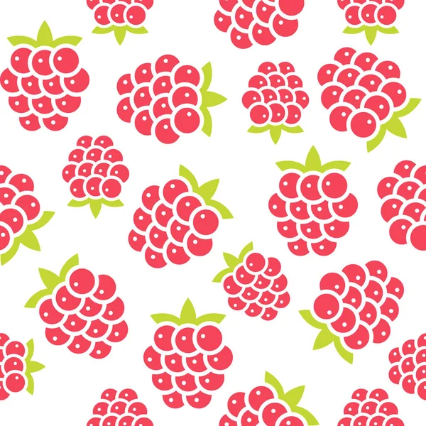 Illustration Vectorielle Motif Fruits Colorés Sur Fond — Image vectorielle