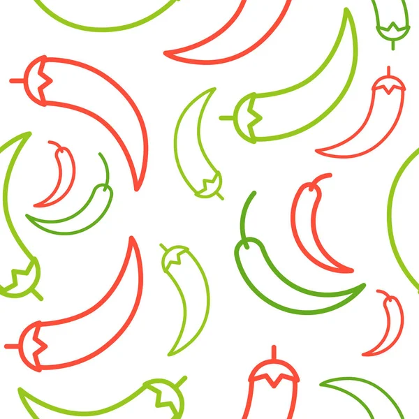 Vector Illustration Vegetables Pattern Background — Stock Vector