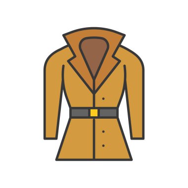 Tasarım simgesi düz Bayan giyim ve aksesuarları 