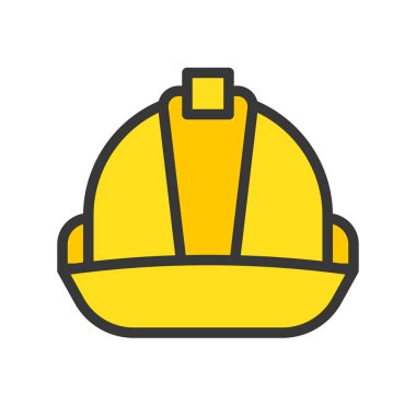 Baret, dolu anahat simgesini, marangoz ve tamirci araç ve ekipman set