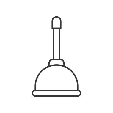 Ev Eşyası beyaz arka plan üzerinde izole vektör çizim