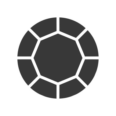 Beyaz arka plan üzerinde izole mücevher dekorasyon vektör çizim