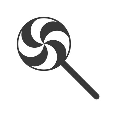 lolipop, tatlılar Halloween ilgili kutsal kişilerin resmi içinde düz tasarım şeker.