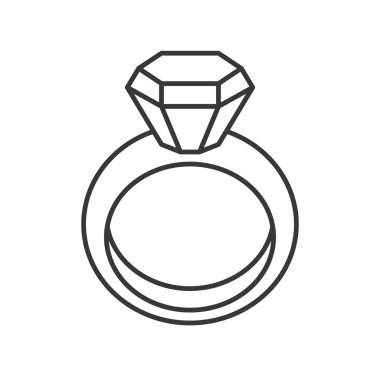 elmas yüzük, takı simge karakter stili