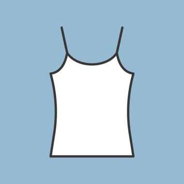 Tasarım simgesi düz Bayan giyim ve aksesuarları 