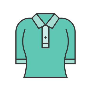 Tasarım simgesi düz Bayan giyim ve aksesuarları 